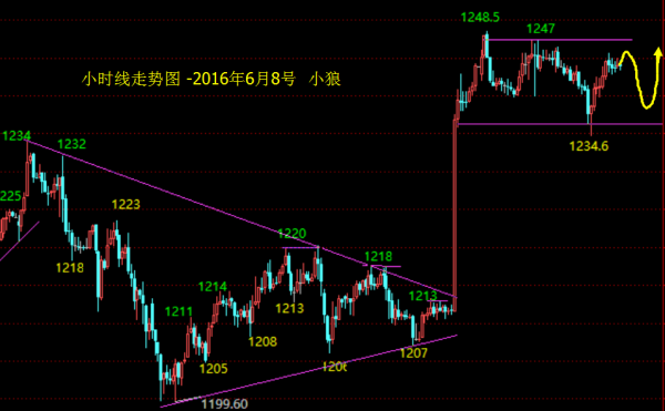 小狼:黄金继续窄幅整理,不适合追单操作