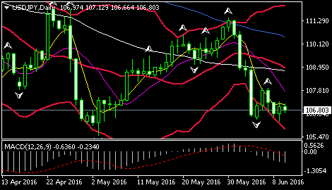 (美元/日元日线图 来源:环球外汇网)